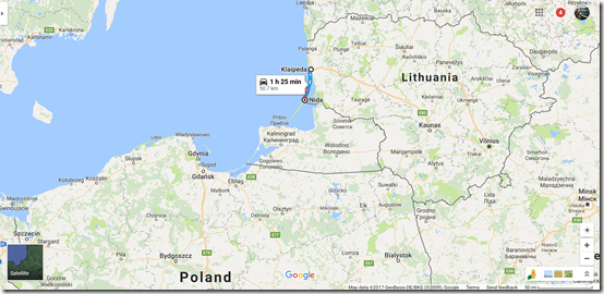 Google Maps Baltic Russia