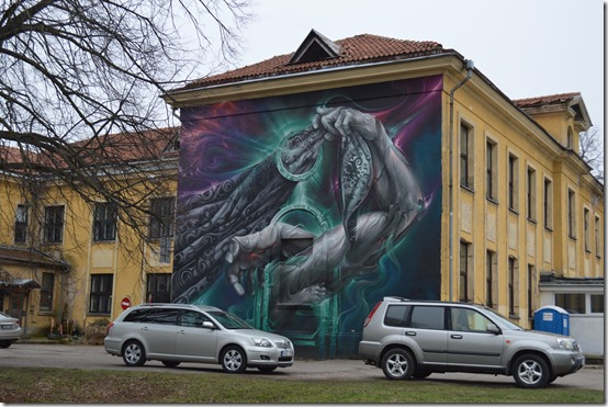 Klaipeda Old Town mural