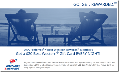 Best Western AAA $20-night