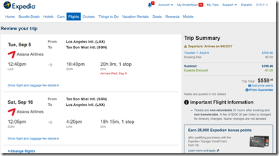 LAX-SGN $558 EXP-OZ Sep5-16