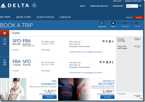 SFO-FRA $529 DL Aug17-26