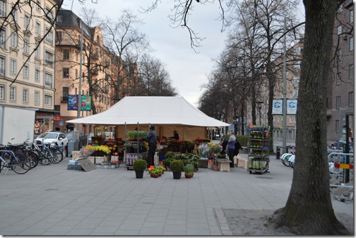 Stockholm flower stall