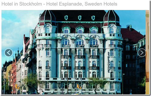 Sweden Hotel Esplanade Stockholm