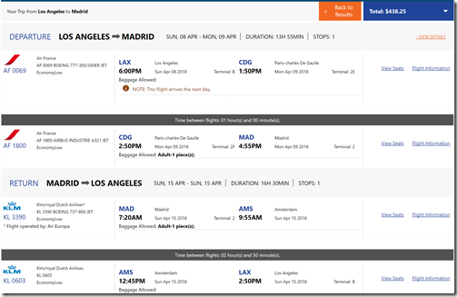 LAX-MAD $438 FlightsMojo Apr8-15