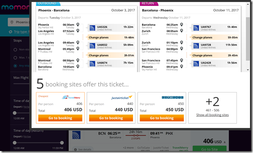 PHX-BCN $406 UA Oct3-11