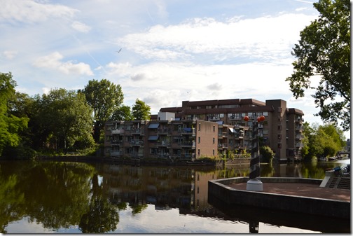 Rembrandt Park canal house view