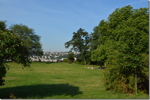 Vysehrad green space