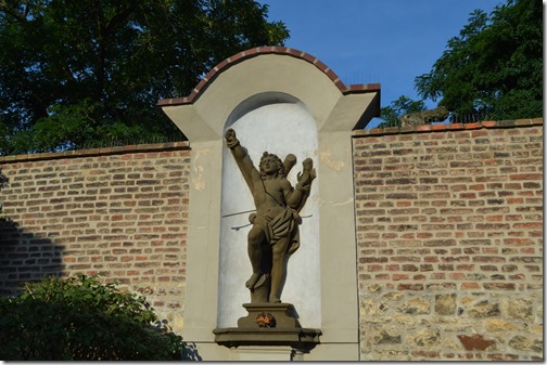 Vysehrad statue