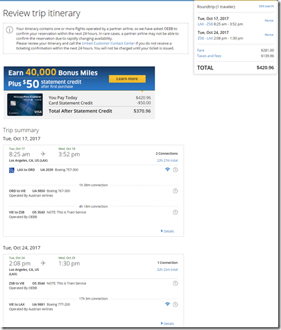 LAX-SZG $421 UA Oct 17-24