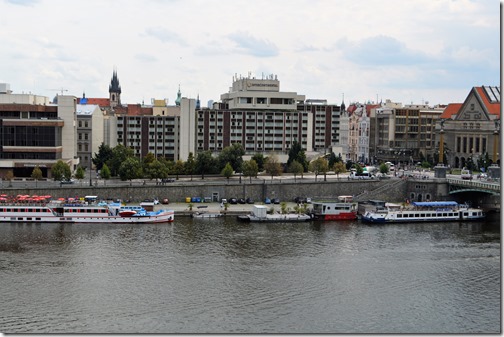 a river with boats on it