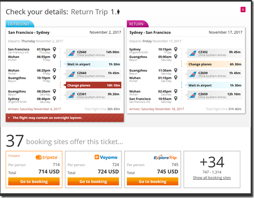 SFO-SYD $714 CZ Nov2-17