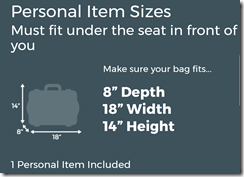 Frontier free carry on rules