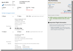 LAX-SIN $401 China Southern-1 Apr6-13