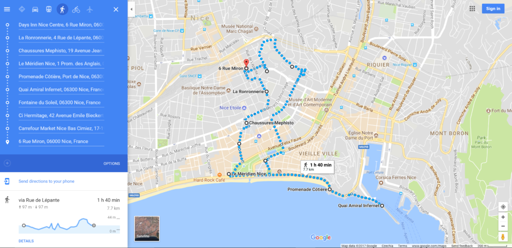 Nice Walk Google Maps – Loyalty Traveler