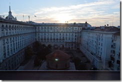 Sofia Balkan courtyard view