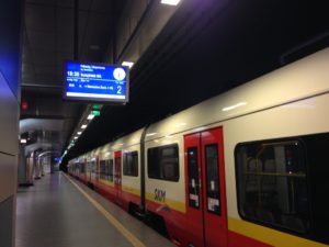 a train at a station