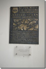 Warsaw Uprising plaque