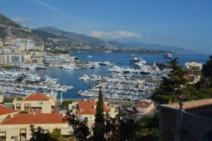 a city with many boats in the water