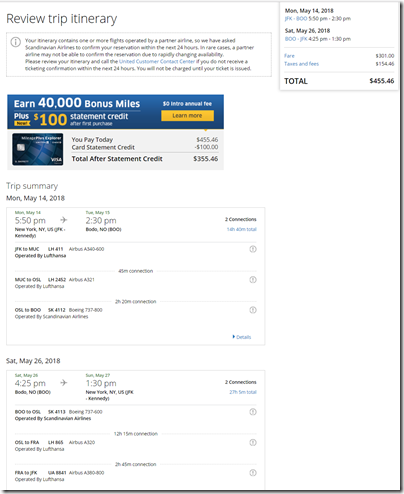 JFK-BOO $455 UA May14-25