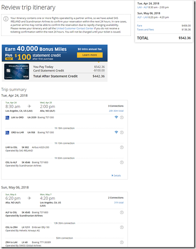 LAX-ALF $542 UA Apr24-May6