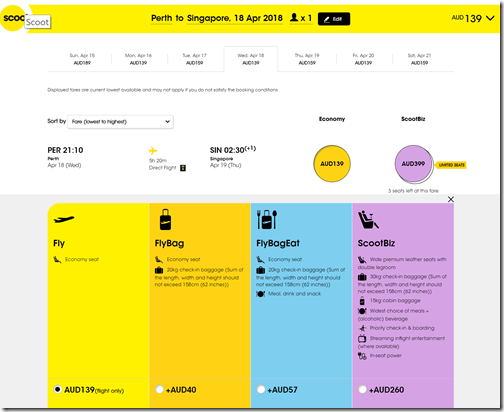 PER-SIN $107 Scoot Apr18