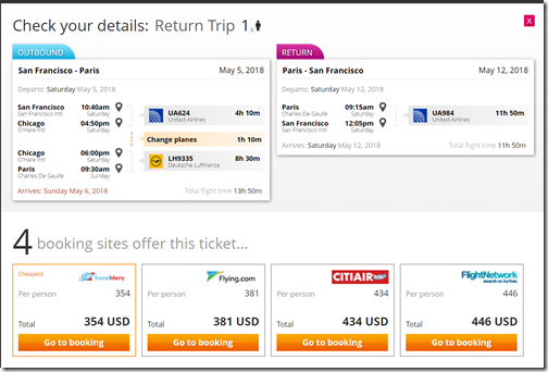 SFO-CDG $354 UA-ota May5-12