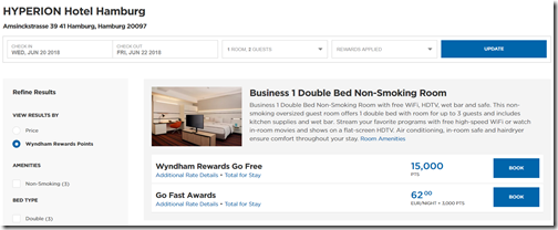 Wyndham Hamburg Hyperion GoFast