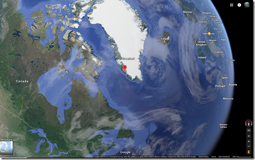 Greenland-2 google maps
