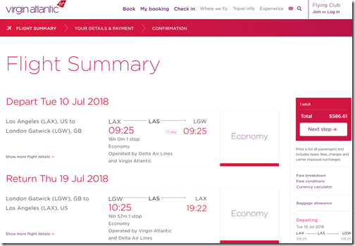 LAX-LGW $587 VS Jul10-19