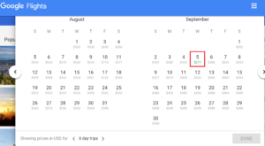 a screenshot of a calendar