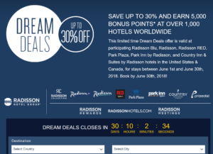 a screenshot of a hotel ad