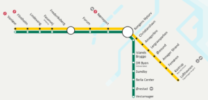 a map of a subway system