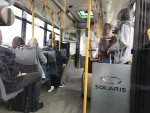 people on a bus