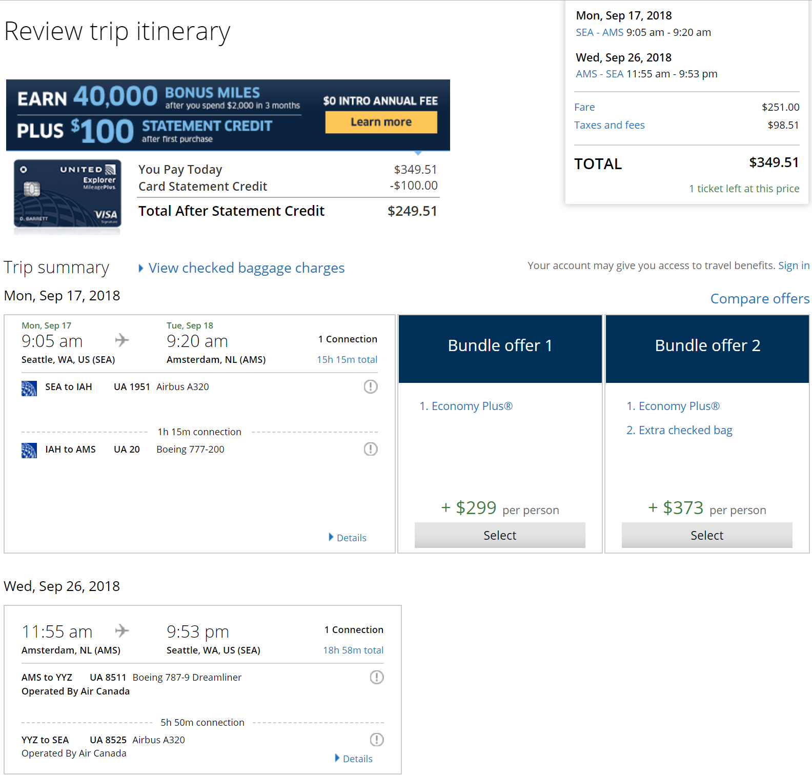 Delta and United fare war $300s from several USA hubs to Europe Sep-Dec ...