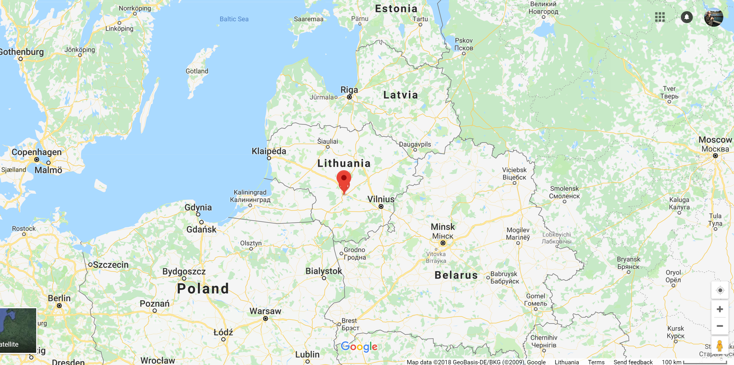 Google Maps Lithuania Loyalty Traveler