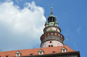 a building with a tower
