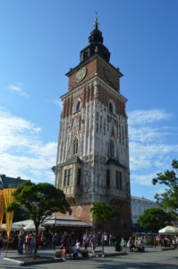 a tall building with a clock tower