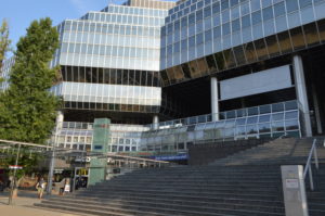 a building with a staircase