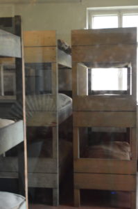 a group of bunk beds
