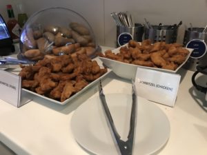 a plate of food on a table