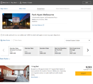 a screenshot of a hotel website