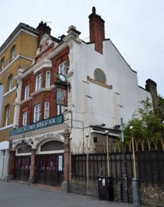 a building with a fence