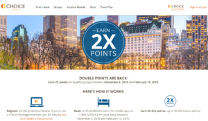 points choice privileges double dec feb spend promotion earn members during who