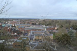 a city with many buildings