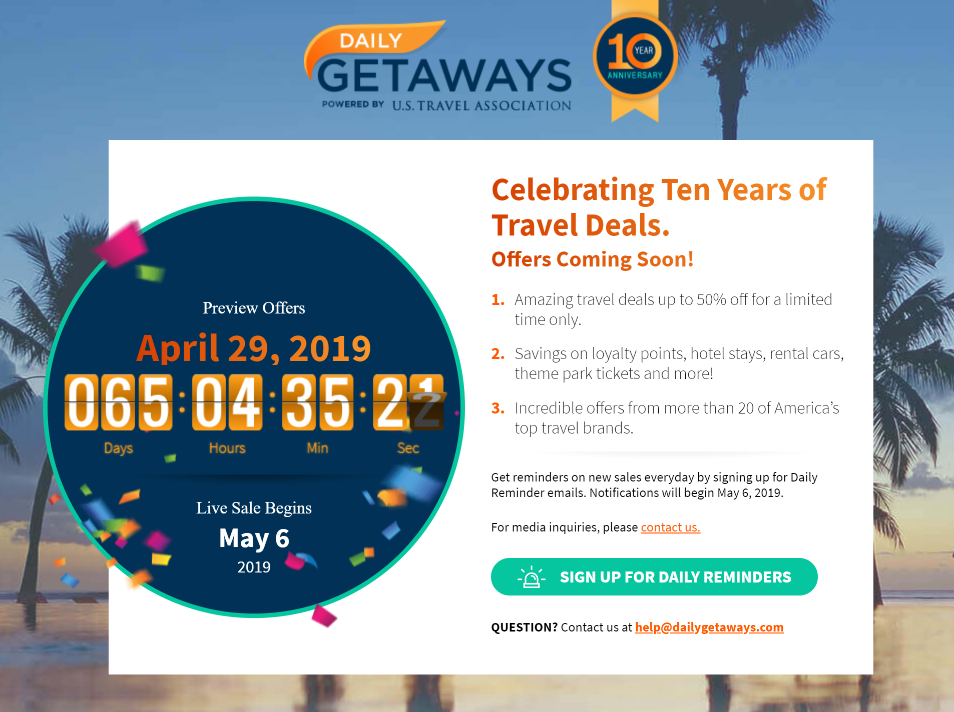 Daily Getaways 2019 begins May 6 Loyalty Traveler