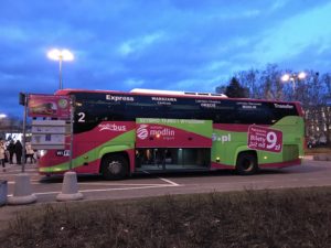 a bus on the road