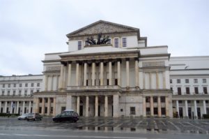 a large white building with columns