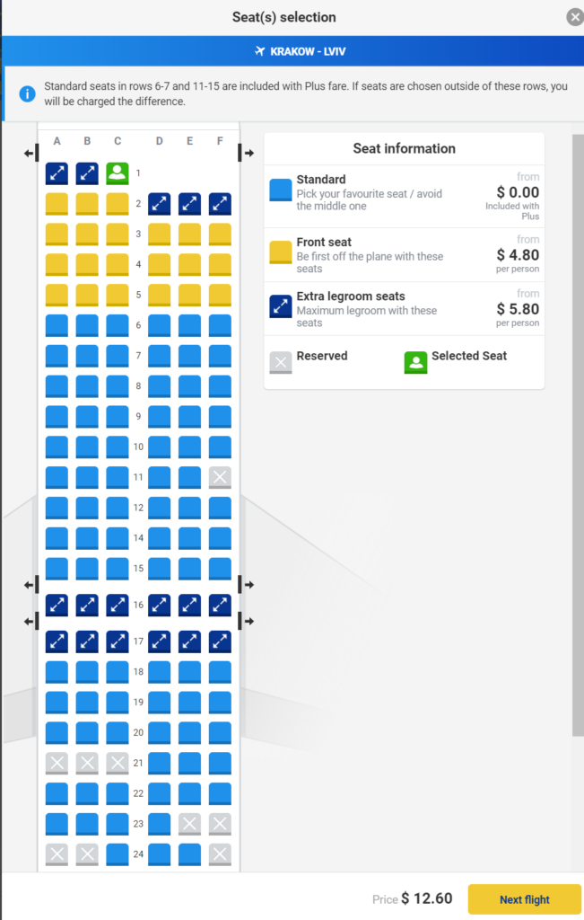 Ryanair lower ticket prices buying seat and bag separately Loyalty