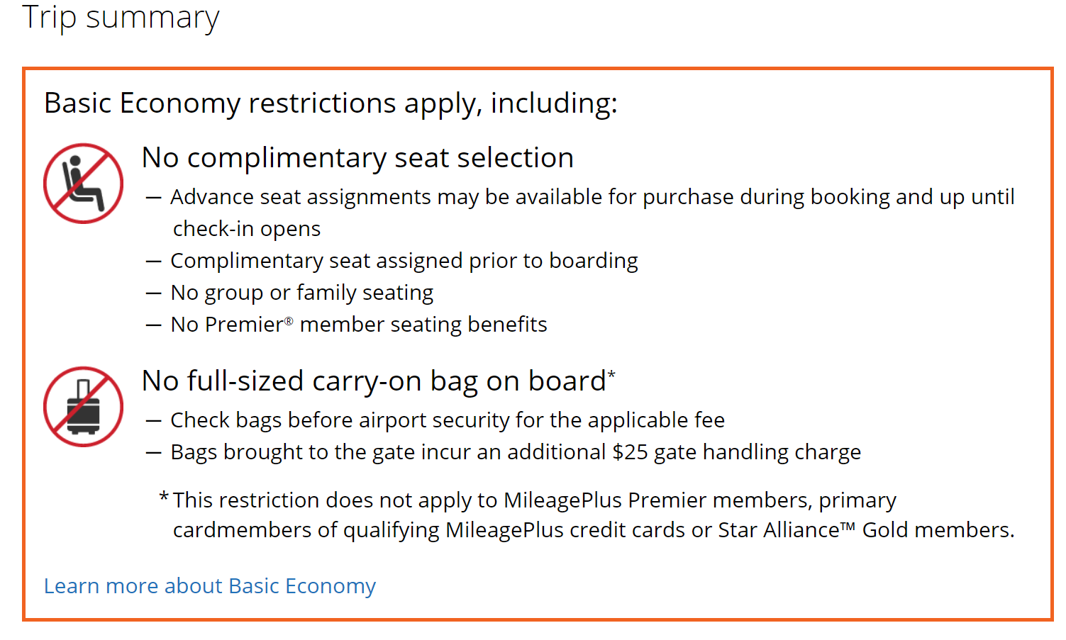 How to Get Around Basic Economy Restrictions on United