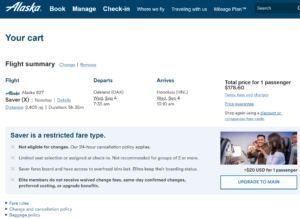 a screenshot of a flight ticket